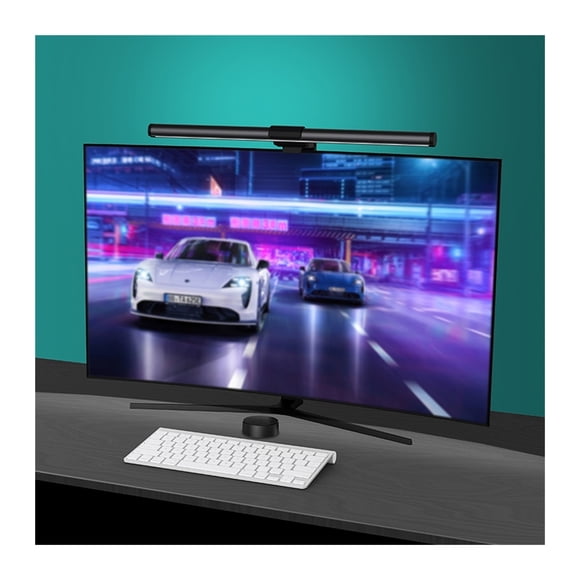 16in Dual Light Monitor Lamp with 3 Color Dimmable LED Eye Care