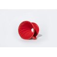 thumbnail image 3 of Zootealy Pour Over Coffee Dripper - Ceramic Slow Brewing Accessories for Home, Cafe, Restaurants - Easy Manual Brew Maker Gift - Strong Flavor Brewer - V01 Paper Cone Filters - Red, 1 Cup, 3 of 6