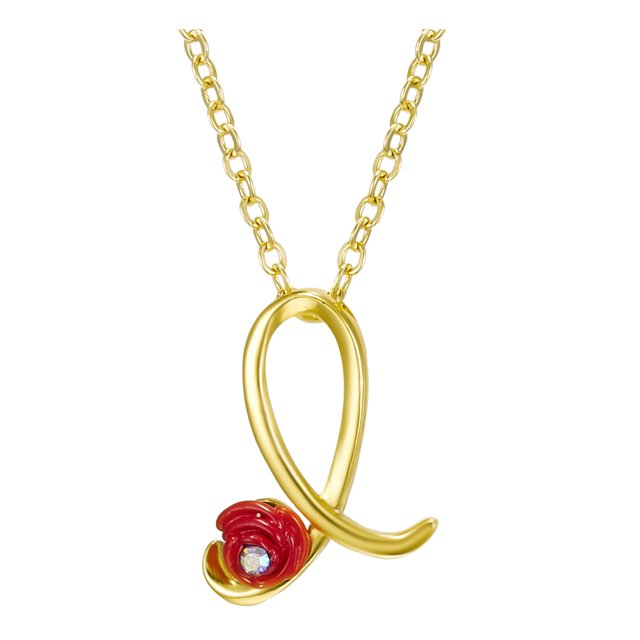 Jusqu'à 65% de Réduction sur les Colliers SMihono pour Femmes, Collier Lettre Rose avec Strass, Pendentif Rétro en Anglais