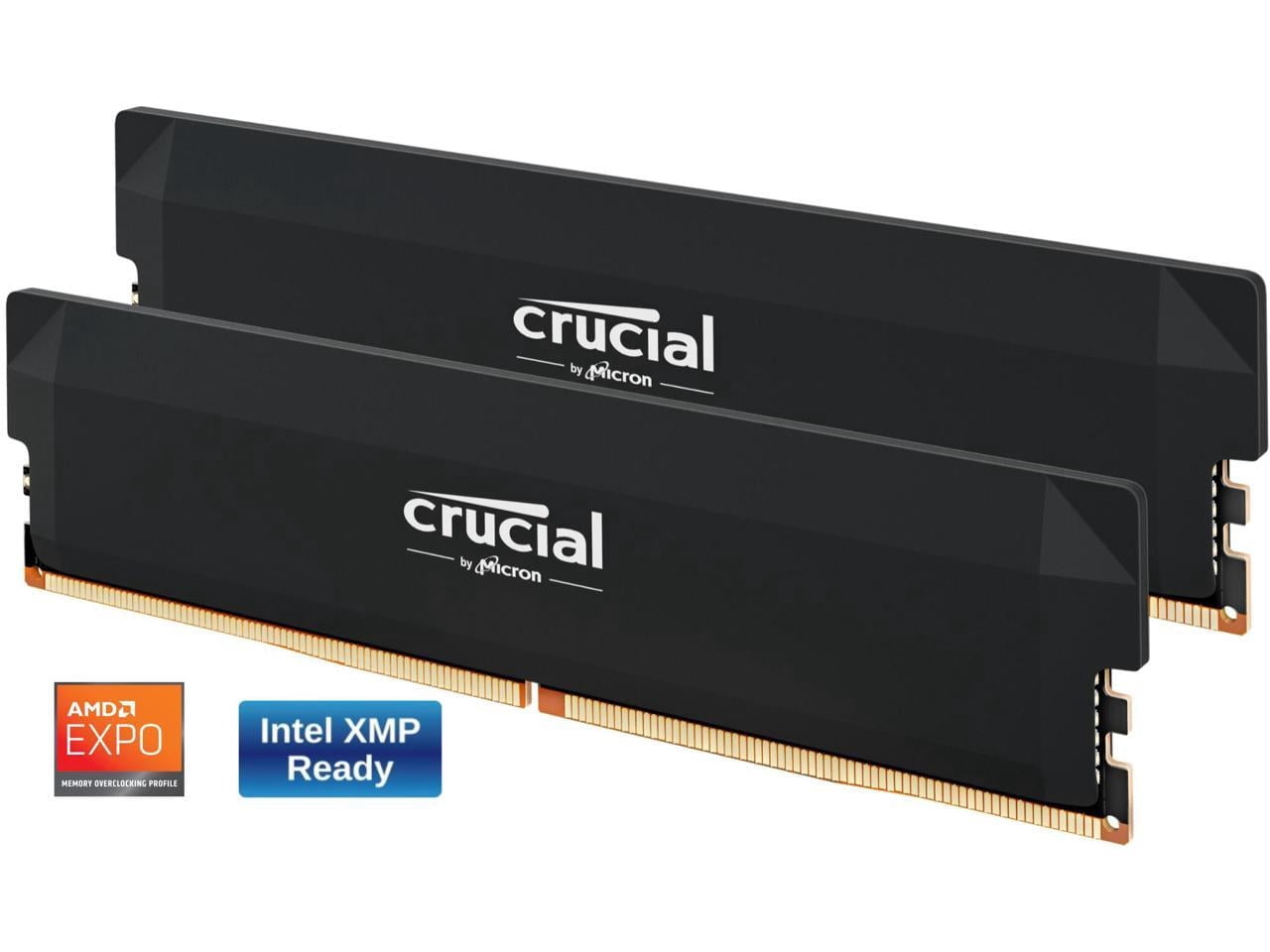 Crucial Pro Overclocking 32GB (2 x 16GB) DDR5 6000 (PC5 48000) Desktop Memory Model CP2K16G60C36U5B