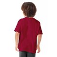 thumbnail image 2 of Hanes T-Shirt à Col Rond à Manches Courtes ComfortWash pour Garçons, G, Crimson Fall, 2 of 3