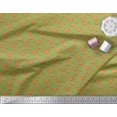 thumbnail image 3 of Soimoi Green polyester Crepe Fabric Dot Abstract Fabric Prints By Yard 42 Inch Wide, 3 of 5