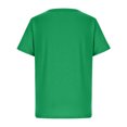 thumbnail image 5 of RXIRUCGD 2025 Vêtements d'Été pour Enfants Nouveaux T-Shirts d'Été pour Enfants Manches Raglan Manches Courtes T-Shirt Graphique Col Rond T-Shirt Filles Haut Décontracté, 5 of 5