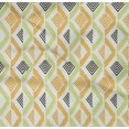 thumbnail image 4 of oneOone Organic Cotton Poplin Twill Fabric Diamond Geometric Print Sewing Fabric BTY 42 Inch Wide, 4 of 4