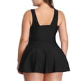 thumbnail image 3 of Maillot de Bain Grande Taille pour Femmes Grande Taille Mode Aguichant Uni Ensemble Robe de Maillot de Bain Deux Pièces Maillot de Bain Grande Taille pour Femmes Maillots de Bain pour Femmes Deux Pièces, 3 of 4
