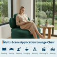 thumbnail image 5 of Modern Swivel Accent Chair with Storage - Soft Smooth Upholstery - Ergonomic Bucket Seat - 360° Rotating Lounge Chair, High Weight Capacity, Easy Assembly for Living Room, Bedroom, Office, 5 of 5