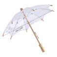 thumbnail image 1 of Lace Umbrella Lace Parasol Lace Sun Umbrella Wedding Lace Umbrella Bridal Lace Umbrella Lady Wedding Lace Umbrella Parasol Sun Umbrellas Party Bridal Photo Taking DecorWhite Large, 1 of 6