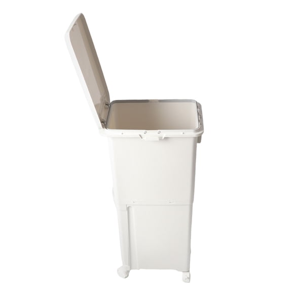 Dry Wet Classification Trash Can, Large Capacity Reduce Odor Dry Wet Sorting Trash Can Heightened for Home 2 Layers 29L 36x26x77cm,3 Layers 32L 36x26x84cm
