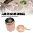 thumbnail image 3 of Electric Lunch Box, 600ml Portable Food Warmer Lunch Box, Insulated Food Jar Heated Soup Food Warmer for Travel Work Home Office Car Truck Men Women, 3 of 7