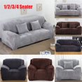 thumbnail image 2 of CHOK 2024 Housse de Chaise en Velours de Luxe Extensible Lavable Gris Argenté, 2 of 7