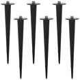 thumbnail image 1 of Miangastore 6pcs Solar Light Stake 160mm Path Light Replacement Stake Plastic Ground Stake, 1 of 8