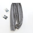 thumbnail image 2 of Kcodviy Pyjama Enfants Filles Uni Pantalon de Randonnée pour Filles Pantalon de Pyjama en Flanelle Doux Filles Vêtements à Imprimé Animal Pantalon de Maison Taille Élastique Pantalon Filles Pantalons, 2 of 6