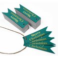 thumbnail image 3 of Inkdotpot Pack Of 50 Real Gold Foil Paper Tags Merry Christmas Favor Hang Tags, 3 of 6