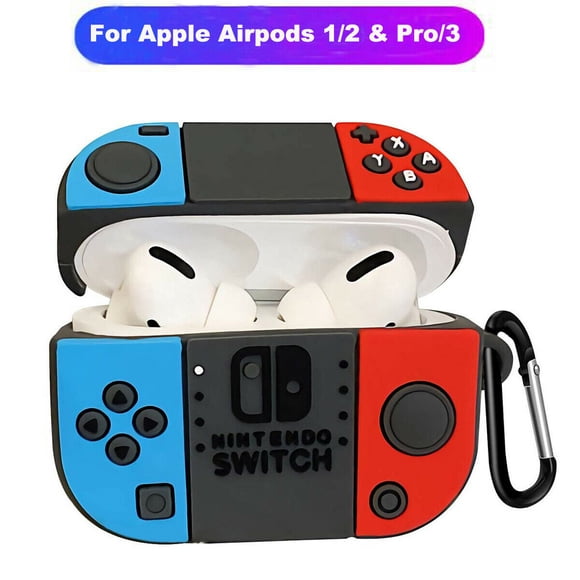 EIMELI Étui pour Airpods Pro/Airpods 1&2 Dessin Animé Mignon Drôle Cool Silicone Souple Amusant Mode Tendance 3D Kawaii Design pour Hommes Garçons Filles Étuis Airpods Coque Unique Stylée pour Airpods 2/1