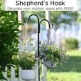 thumbnail image 3 of Elevate Your Outdoor Decor with this Heavy Duty Double Shepherd Hook - Perfect for, 3 of 5