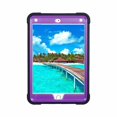 thumbnail image 3 of Allytech 7.9" Dual Layers Silicone Tablet Case with Kickstand, Black & Purple, 3 of 9