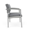 thumbnail image 4 of Lenox Steel Reception Waiting Room Bariatric Chair / Silver Steel / Gray, 4 of 5