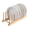 thumbnail image 3 of Bamboo Dish Plate Bowl Cup Book Pot Lid Cutting Board Drying Rack Stand Drainer Storage Holder Organizer Kitchen Cabinet（Keep Dry）, 3 of 10