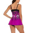 thumbnail image 4 of Lolmot Women Bikini Print Strappy Back Set Two Piece Swimsuits Swimdress Swimwear, 4 of 4