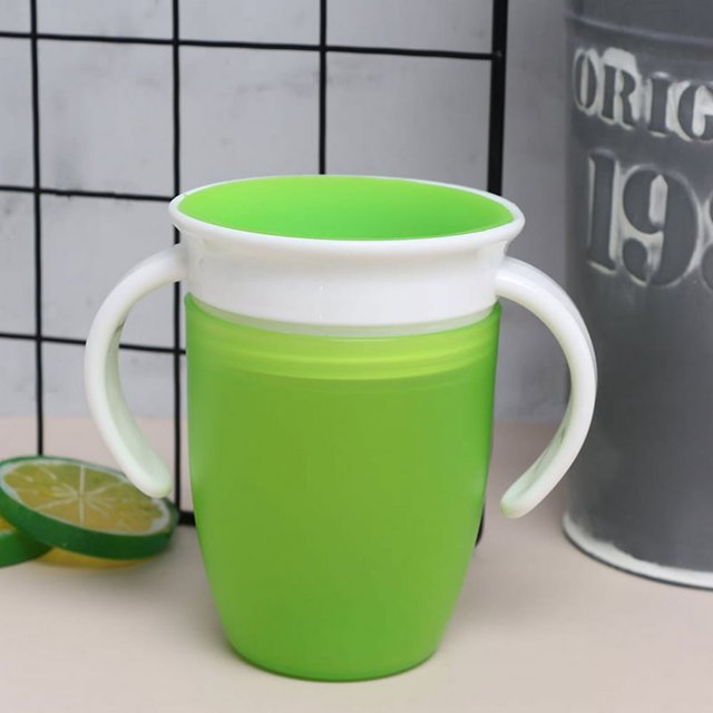 360 Degree Can Be Rotated Magic Cup Baby Learning Drinking Cup Leakproof Child