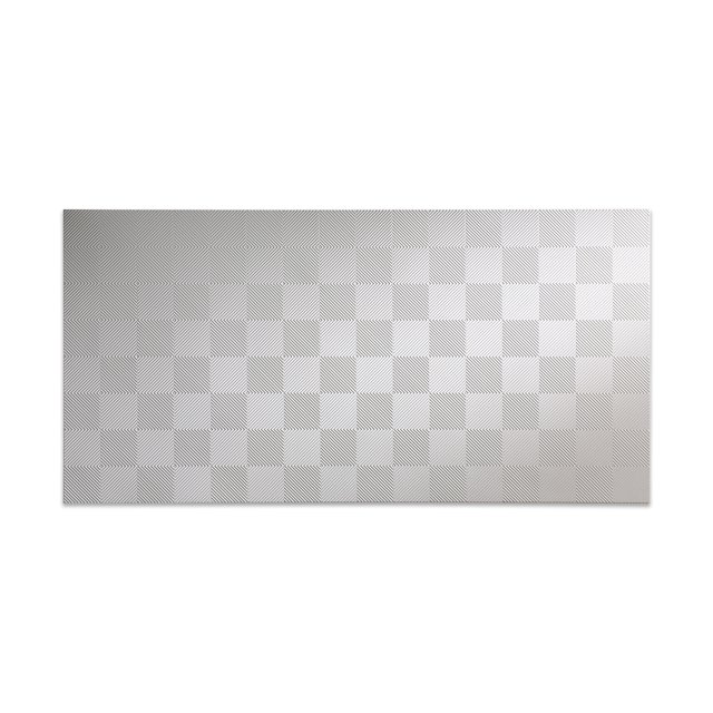 Fasade Quattro Matte White Wall Panel 4' x 8'