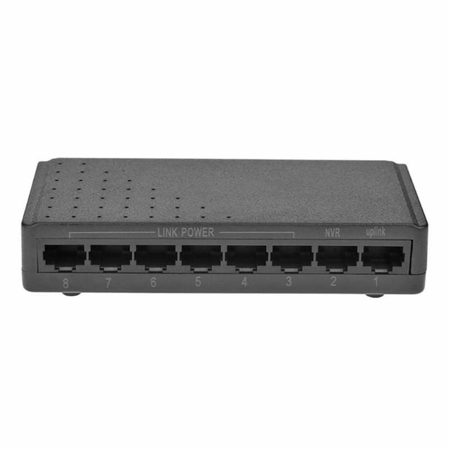 3X 8 Ports 6+2 Injecteurs de Commutateur POE Alimentation sur Système Réseau Familial Ethernet RJ45 10/100M Sans Adaptateur Secteur
