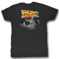 thumbnail image 1 of Back To The Future Films Voiture Btf Adulte T-Shirt à Manches Courtes, 1 of 2