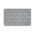 thumbnail image 2 of Dvkptbk Thick Striped Memory Foam Bath Rugs, Soft Absorbent Velvet Bathroom Mats, Non-Slip Bottom , Machine Washable Bathmat, Carpet Rug Room Decoratio for Washing Bathroom Rug Blanket, 2 of 7