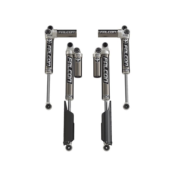 Convient aux Jeep 2018-2019 Wrangler JL Falcon Shocks Amortisseur 11-02-31-400-200 Falcon 3.1; Hydraulique; avec Réservoir Externe; Garantie de 3 Ans; Valve Non Ajustable; Sans Bottes d'Amortisseur