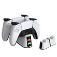thumbnail image 1 of Dual Fast Charging Station Compatible with PlayStation 5 Controller and PS5 Slim, 2-Pack Charger Dock for Gamepad Accessories, 1 of 7