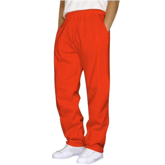 FAIWAD Mens Sweatpants Drawstring Elastic Waist Cargo Pants Athletic Running Pants Lightweight Workout Joggers