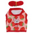 thumbnail image 4 of Pet Bunny Clothes Small Animal Vest with Traction Strap for Totoro Hamster Golden Bear RabbitS, 4 of 14
