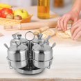 thumbnail image 3 of Stainless Steel Spice Jars Cover Jars, Storage Containers, For Salt For Kitchen Restaurant Spices, 3 of 8
