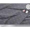 thumbnail image 2 of Soimoi Georgette Viscose Fabric Fish Block Print Sewing Fabric Yard 42 Inch Wide, 2 of 3