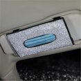 thumbnail image 2 of Sun Visor for Car Car Sun Visor Tissue Box Crystal Shiny Napkins Car Tissue Box, 2 of 5