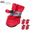 thumbnail image 1 of Aursykel Small Dog Shoes 4PC Waterproof Paw Protector with Reflective Straps Slip Resistant Dog Booties Adjustable and Soft Sole for Puppies Long Lasting Protects from Glass Stone Safe, 1 of 8
