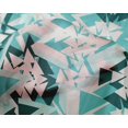 thumbnail image 5 of oneOone Silk Tabby Fabric Triangle Geometric Print Fabric By The Yard 42 Inches Wide, 5 of 5