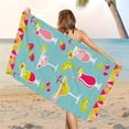 thumbnail image 4 of Microfiber Lightweight Beach Towel Sand Free Quick Dry Absorbent Compact Towels for Swimming Pool Camping Beach Accessories Large Easy Pack Travel Things for Vacation Essentials Gift Adult(C), 4 of 8