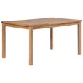 thumbnail image 1 of vidaXL Garden Table 150x90x77 cm Solid Teak Wood, 1 of 5