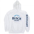 thumbnail image 3 of Busch Chandail à Capuchon Coloris Blanc avec Logo de Bière Légère - Petit, 3 of 5