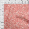 thumbnail image 2 of oneOone Cotton Poplin Twill Peach Fabric Abstract Floral Craft Projects Decor Fabric Printed By The Yard 56 Inch Wide, 2 of 4