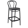 thumbnail image 1 of Compamia Victor Tabouret de Bar Contemporain en Résine pour Intérieur et Extérieur - Ensemble de 1, Noir, 1 of 7