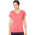 thumbnail image 1 of Hanes T-Shirt Sport Chiné Performance Col en V pour Femmes, G, Rose Chiné, 1 of 1