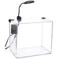thumbnail image 2 of Penn-Plax Water-World Radius 3.4 Gallon Frameless Desktop Aquarium Kit with Cascade 170 Internal Filter, 2 of 7