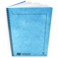 thumbnail image 2 of Clairefontaine Europa Side-Wirebound Notemaker A4 - 60 Sheets - Turquoise Cover, 2 of 4