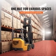 thumbnail image 2 of KFFKFF Interlocking Garage Tiles, 12 x 12 x 0.53 inch Pack of 50, Garage Floor Tile Covers, Non-Slip Texture, Suitable for Garages, Basements, Repair Workshops, Red, 2 of 9