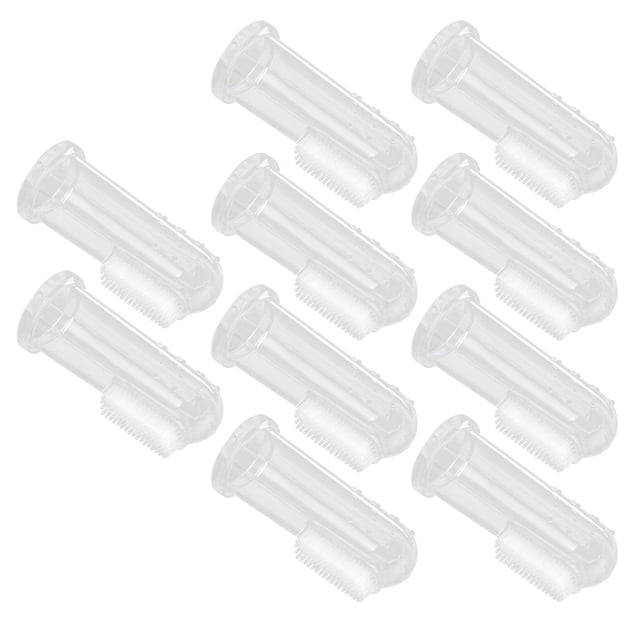 Dioche Baby Finger Teeth Brushes,Infant Silicone Finger Toothbrushes,10pcs Baby Finger Toothbrush Infant Silicone Soft Finger Toothbrushes For Newborn