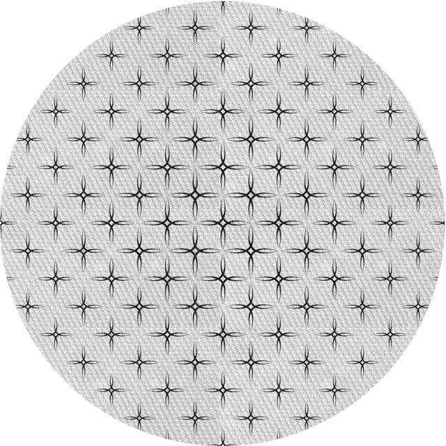 Ahgly Company Tapis Rond Lavable en Machine Intérieur Transitionnel Gris Platine, 5 Pieds Rond