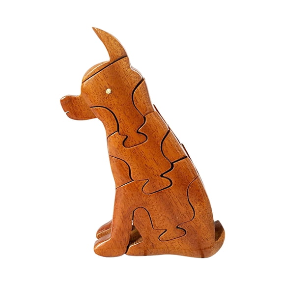 Dvkptbk Jouets Casse-Tête en Bois d'Animaux Jeu d'Intelligence pour Casse-Tête en Blocs de Bois