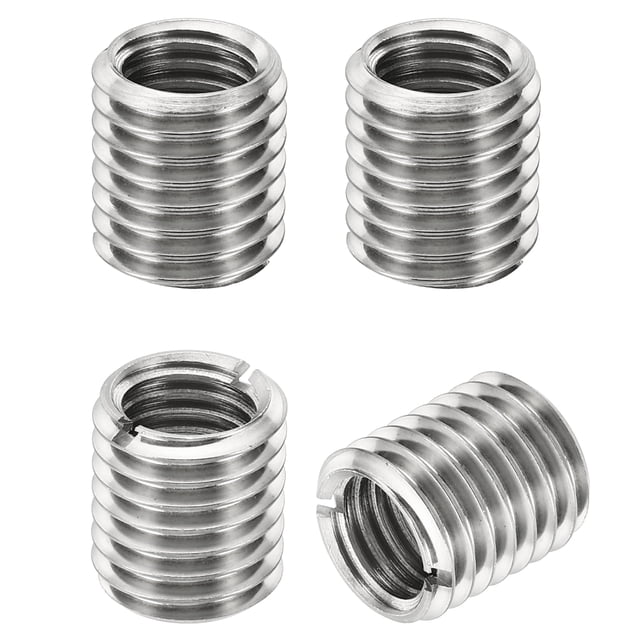 Unique Bargains Adaptateurs de Filetage Manchon Réducteur Écrou 4 Pcs M18x2.5 Mâle à M14x2 Femelle Réparation Insert Écrou 20mm